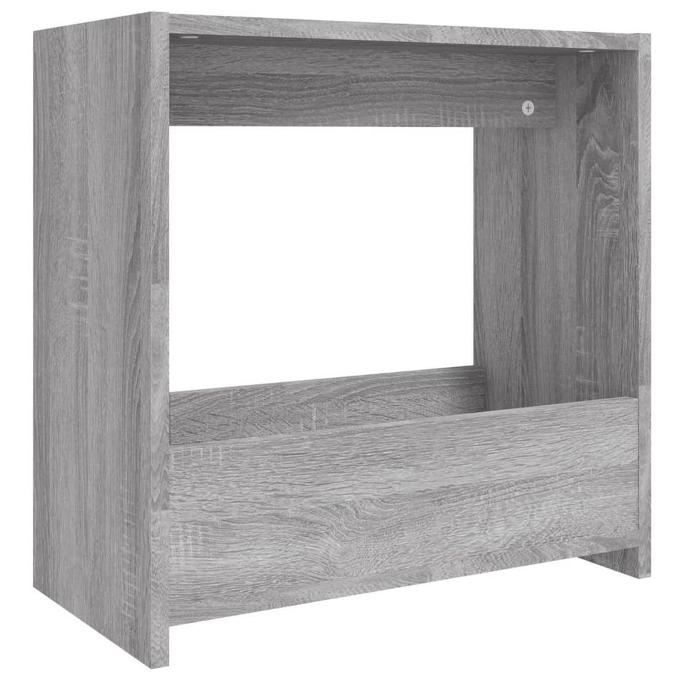 Table d'appoint Sonoma gris 50x26x50 cm Bois d'ingénierie - Photo n°1