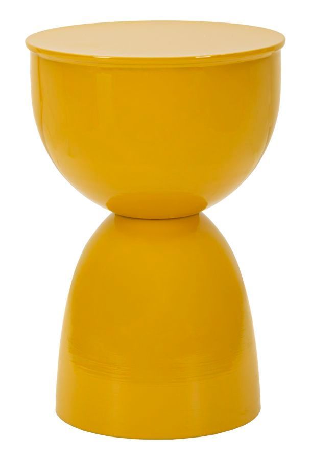 Table d'appoint yao moutarde ø 31 x 46 cm - Photo n°1