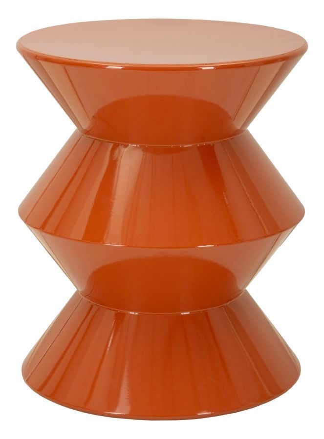 Table d'appoint zag orange cm ø 37,5 x 45 - Photo n°1