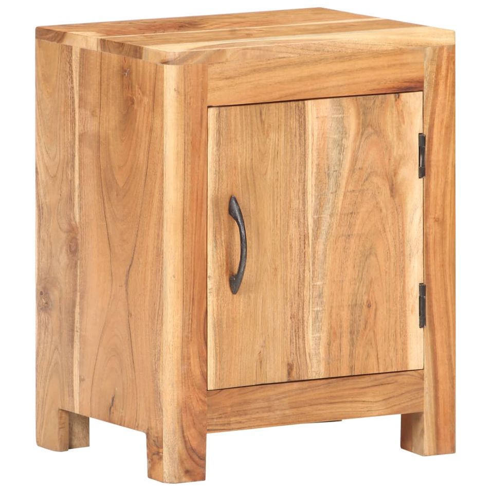 Table de chevet 40x30x50 cm Bois d'acacia massif 2 - Photo n°1