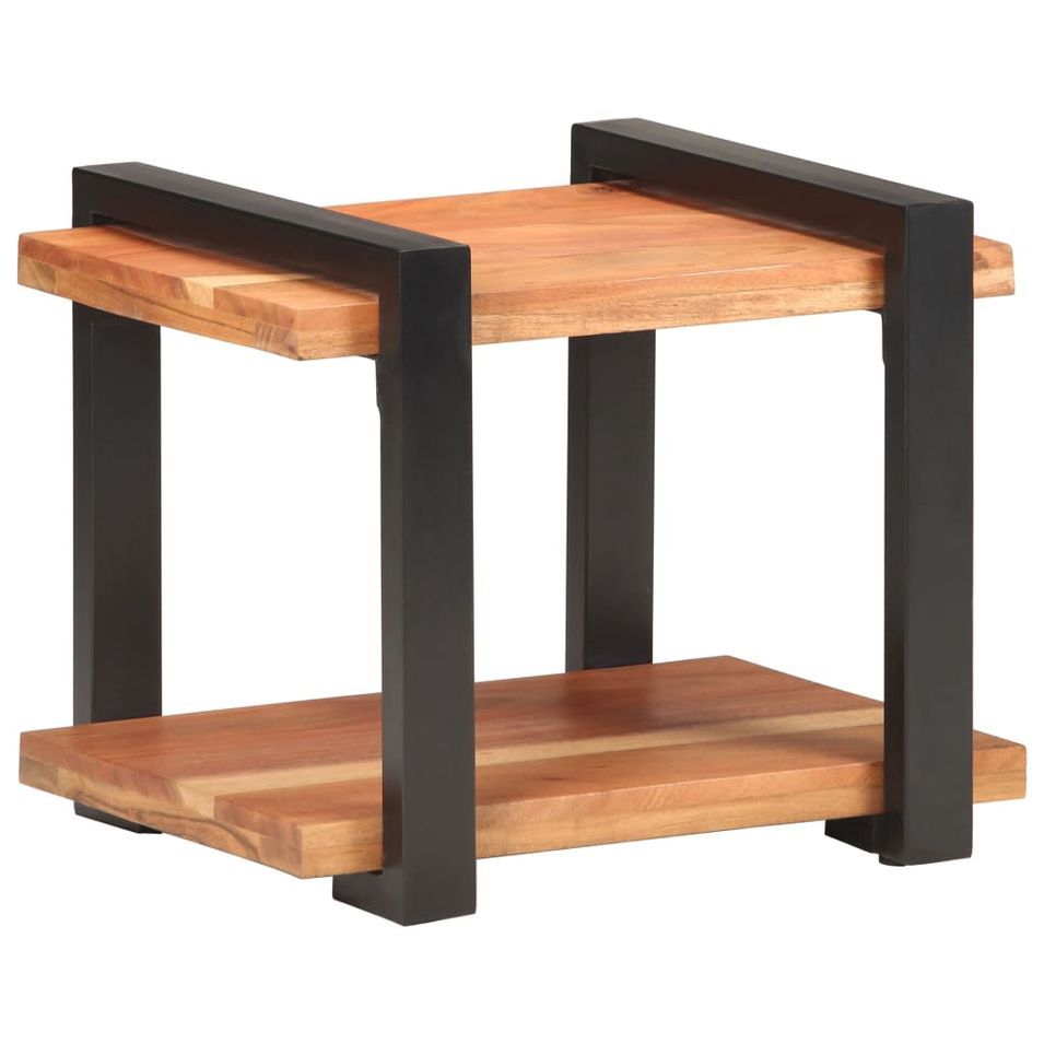Table de chevet 50x40x40 cm Bois d'acacia massif - Photo n°1