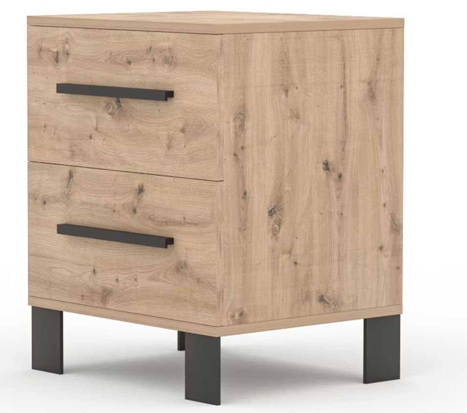 Table de chevet ADEN avec tiroirs – Design moderne et rangement pratique - Photo n°1