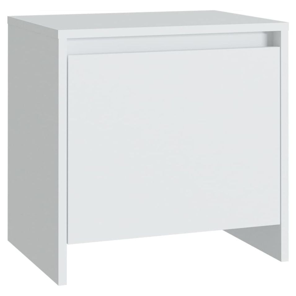 Table de chevet Blanc 45x34x44,5 cm - Photo n°1