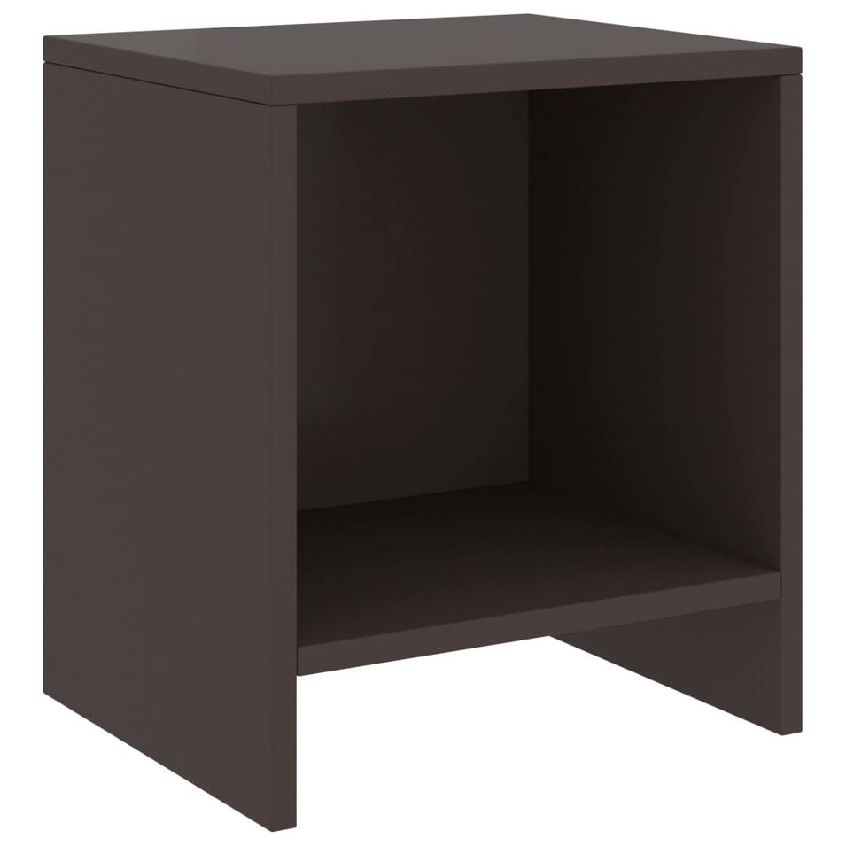 Table de chevet Marron foncé 35x30x40 cm Bois de pin massif 2 - Photo n°1