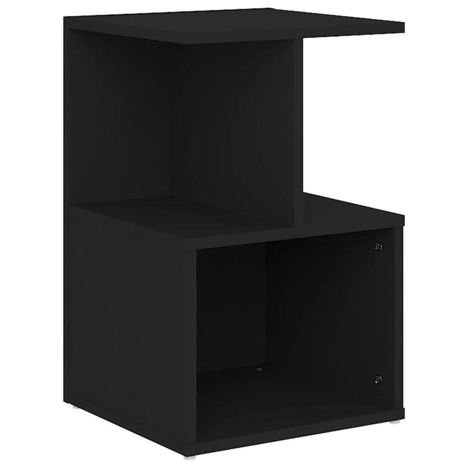 Table de chevet Noir 35x35x55 cm - Photo n°1
