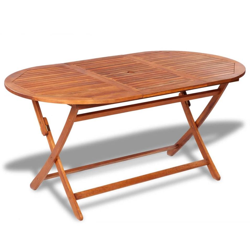 Table de jardin 160 x 85 x 75 cm Bois d'acacia massif - Photo n°1