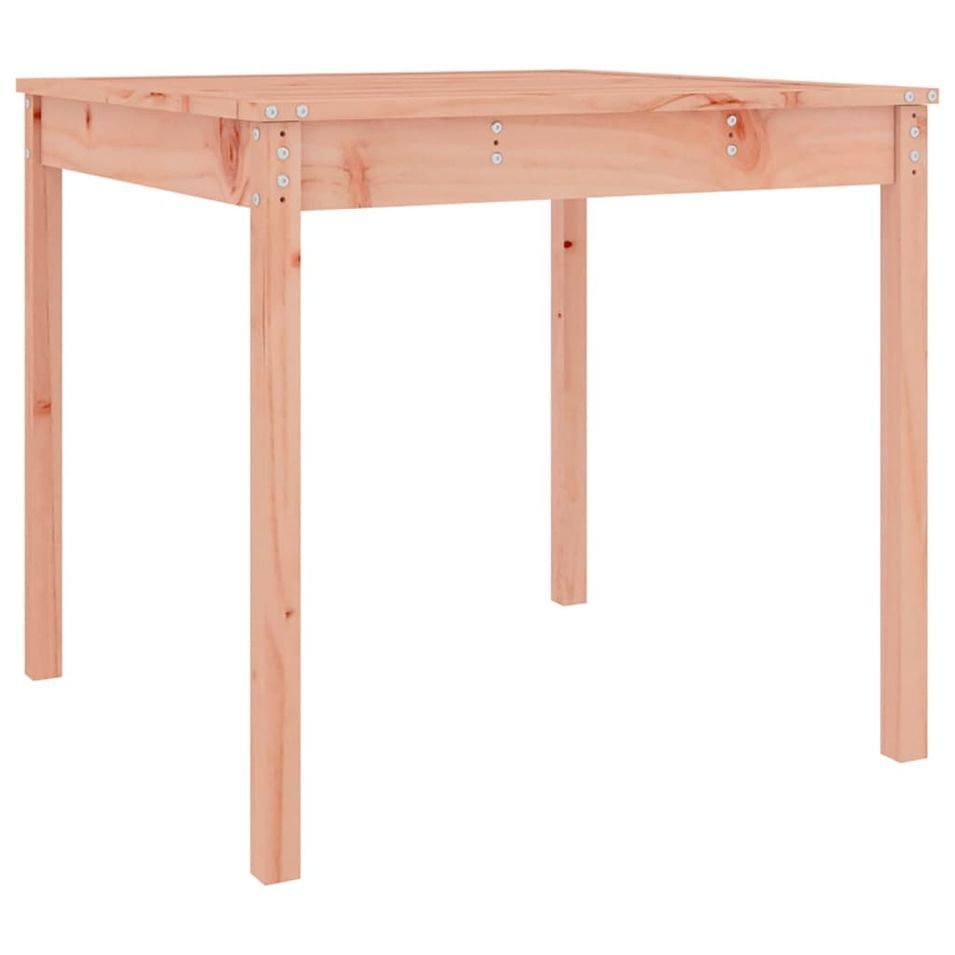 Table de jardin 82,5x82,5x76 cm bois massif de douglas - Photo n°1