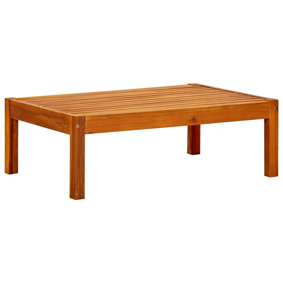 Table de jardin 85x57x29 cm Bois d'acacia massif - Photo n°1