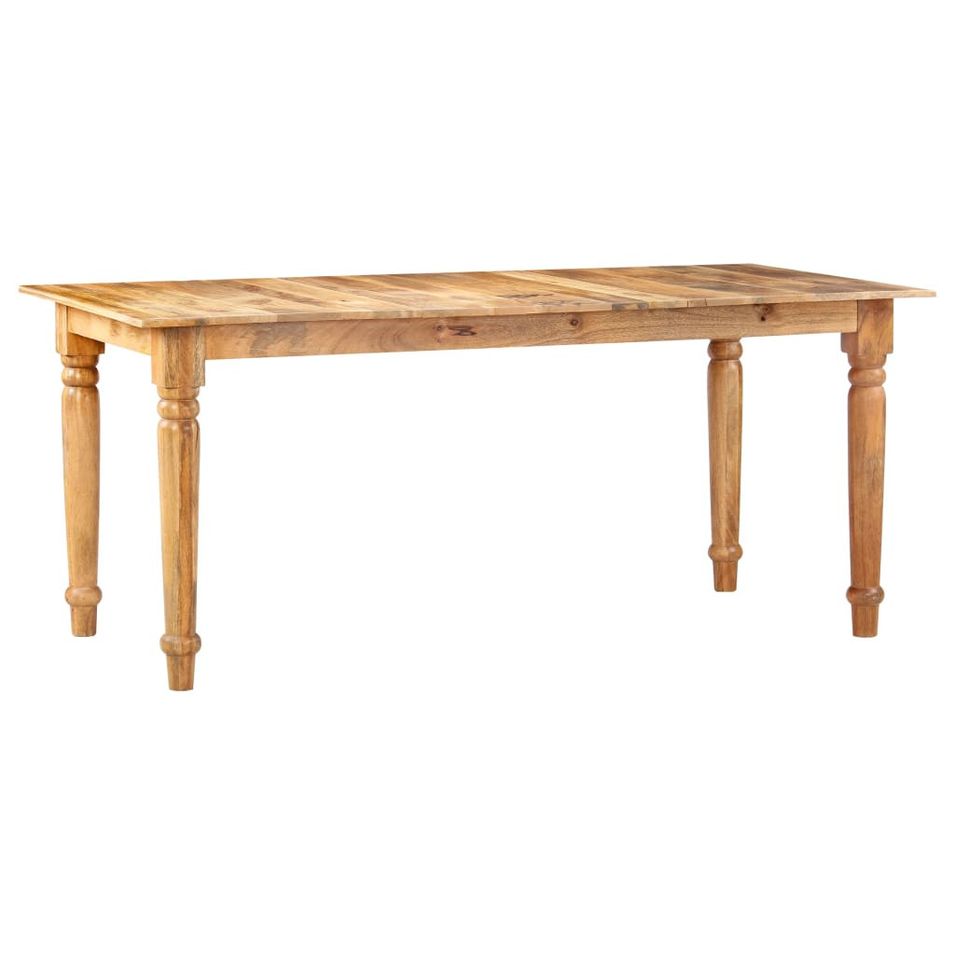 Table de salle à manger 180x90x77 cm Bois de manguier massif 2 - Photo n°1