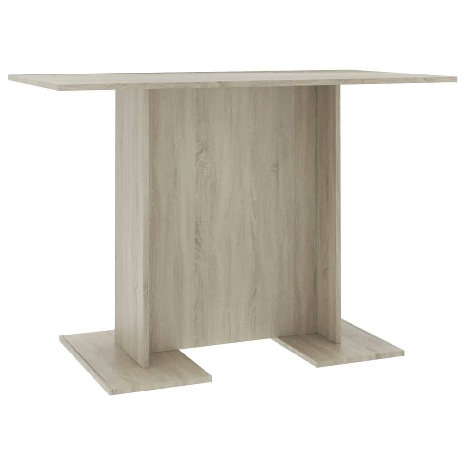 Table de salle à manger Chêne sonoma 110 x 60 x 75 cm - Photo n°1