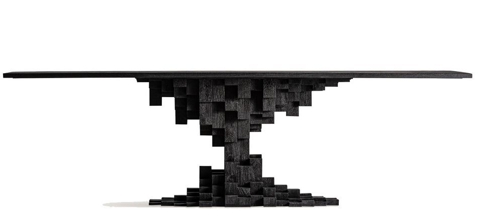 Table de salle à manger design PÈTRIA - Photo n°1