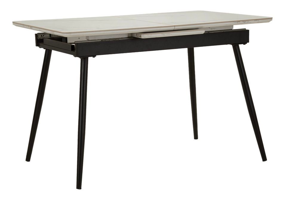 Table de salle à manger extensible Mattis 120 à 155 cm - Photo n°1