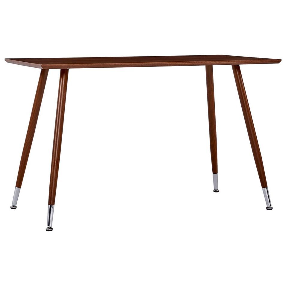 Table de salle à manger Marron 120x60x74 cm MDF - Photo n°1