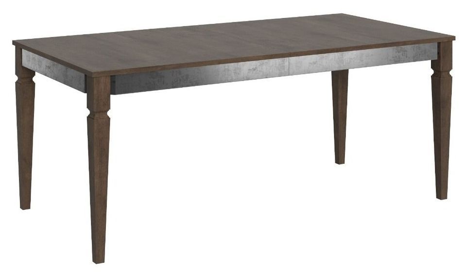 Table extensible 8 à 14 places L 180 à 284 cm bois noyer Imperiale - Photo n°1