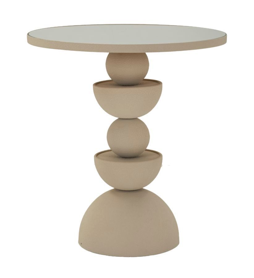 Table miroir design moderne élégant Dune - Photo n°1