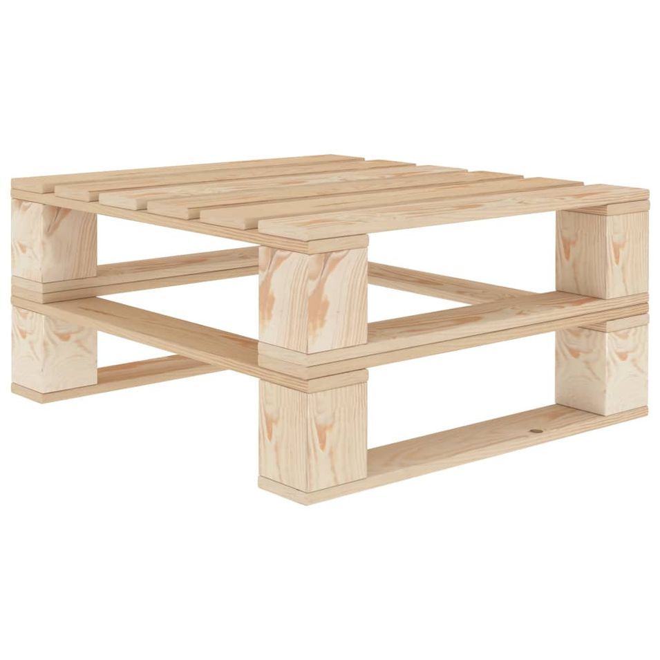 Table palette de jardin Bois - Photo n°1