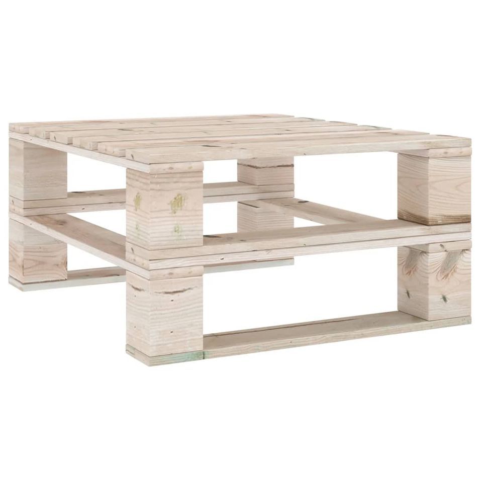 Table palette de jardin Bois de pin imprégné - Photo n°1