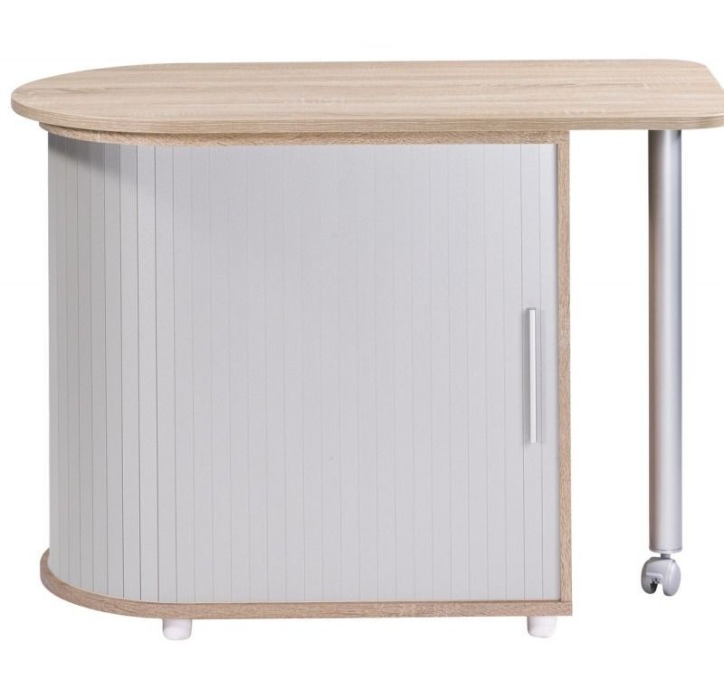 Table pivotante multifonction KOOL 105 cm – Bureau et meuble de cuisine gain de place - Photo n°1