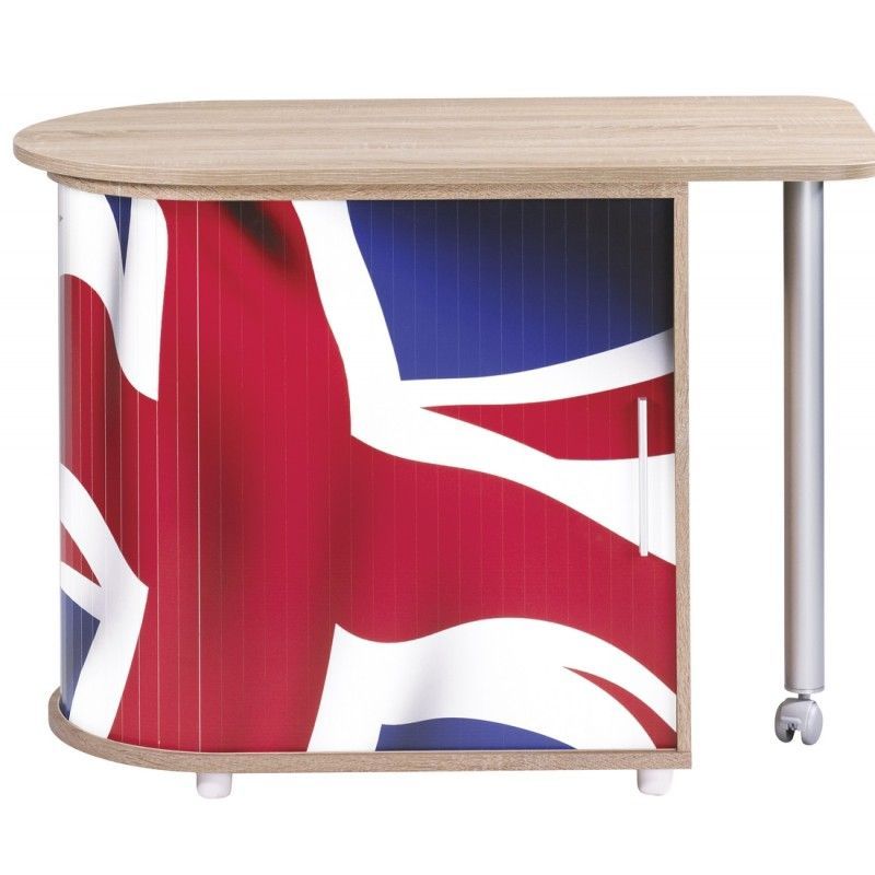 Table pivotante multifonction KOOL 105 cm – Bureau et meuble de cuisine gain de place - Photo n°1