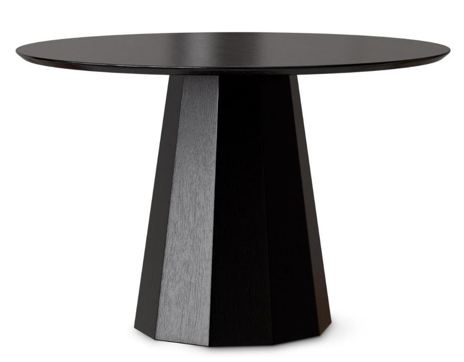 Table ronde en chêne NORKA Ø120 cm - Élégance naturelle - Photo n°1