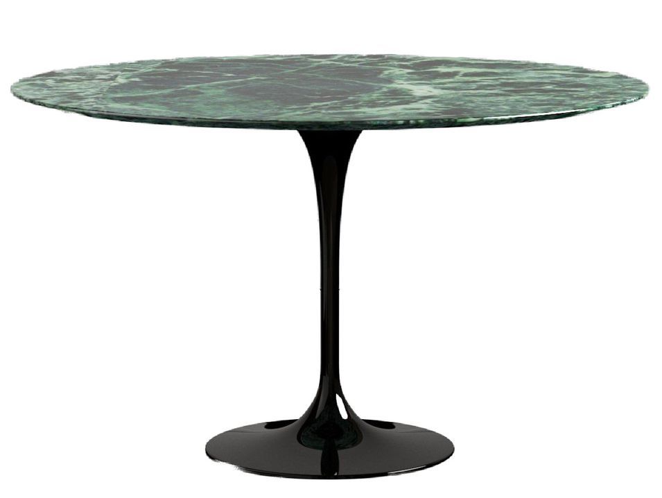 Table ronde tulipe plateau en marbre - Collection haut de gamme - Photo n°1