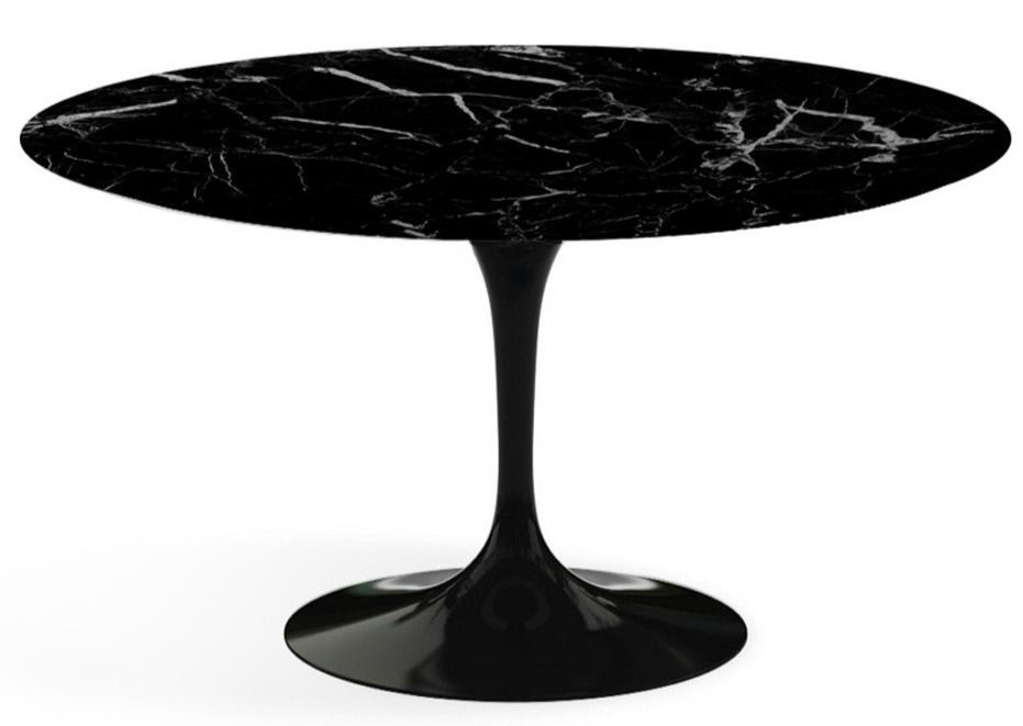 Table ronde TULIPE plateau en marbre - Collection haut de gamme - Photo n°1