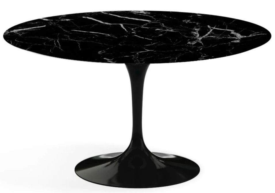 Table ronde TULIPE plateau en marbre - Collection haut de gamme - Photo n°1