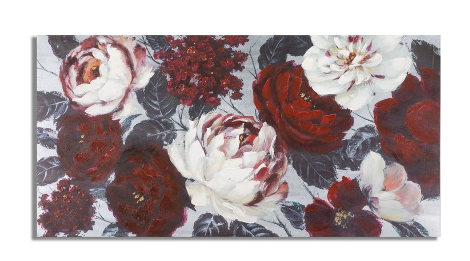 Tableau mural fait main fleur blanc/rouge foncé cm

120 x 3,7 x 60 - Photo n°1
