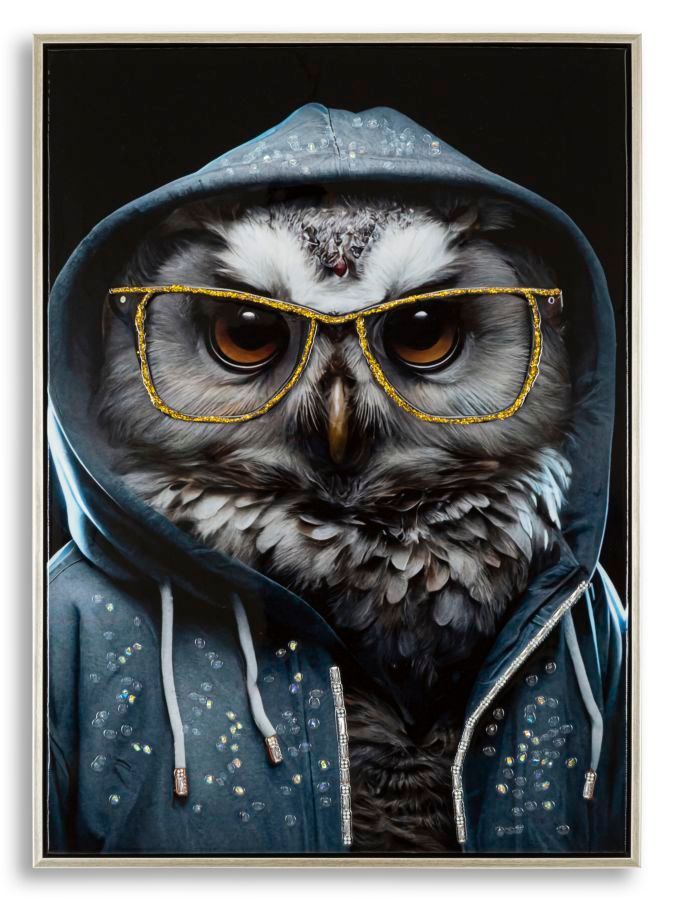 Tableau mural laqué avec cadre edvy cm 53x3x73 - Photo n°1