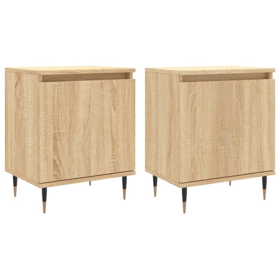 Tables de chevet 2pcs chêne sonoma 40x30x50cm bois d'ingénierie - Photo n°1