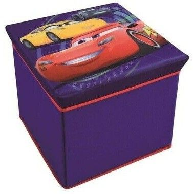 Tabouret de rangement pliable Cars Disney - Photo n°1