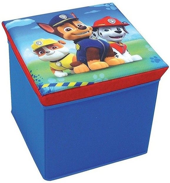 Tabouret de rangement pliable Pat'Patrouille garçon - Photo n°1