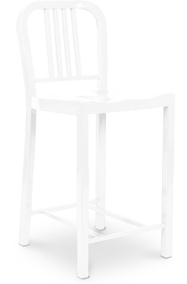 Tabouret design en aluminium Naviko 60 cm - Photo n°1