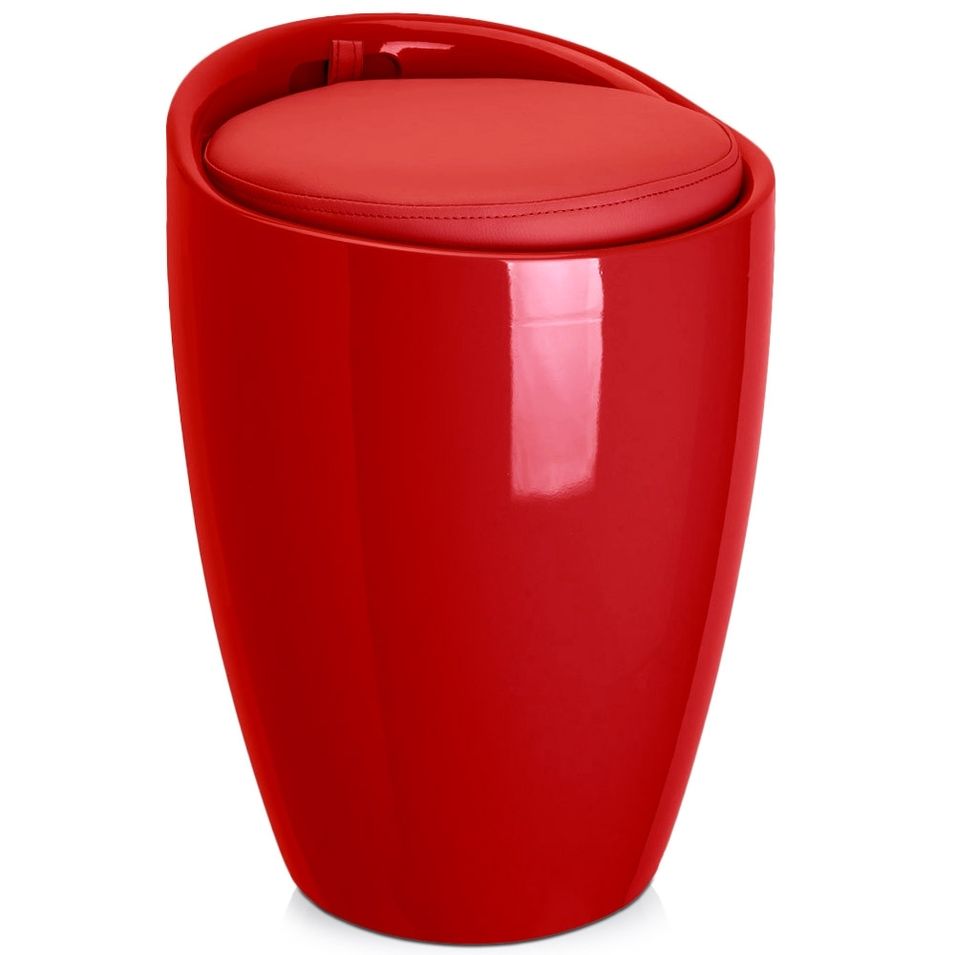 Tabouret design Rouge Mat Patz - Photo n°1