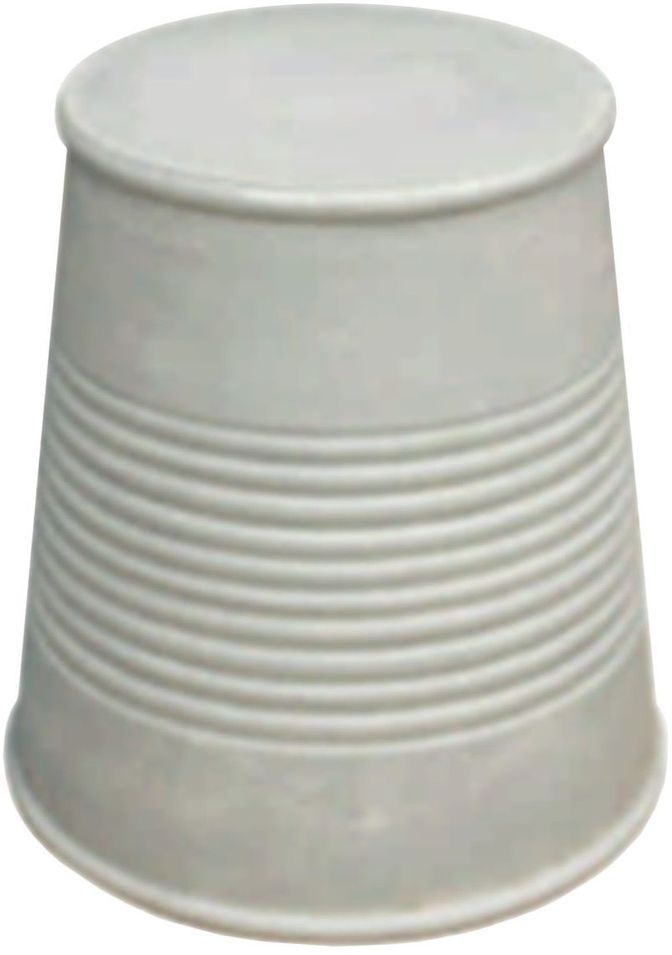 Tabouret effet béton gris beige Gobelet - Photo n°1