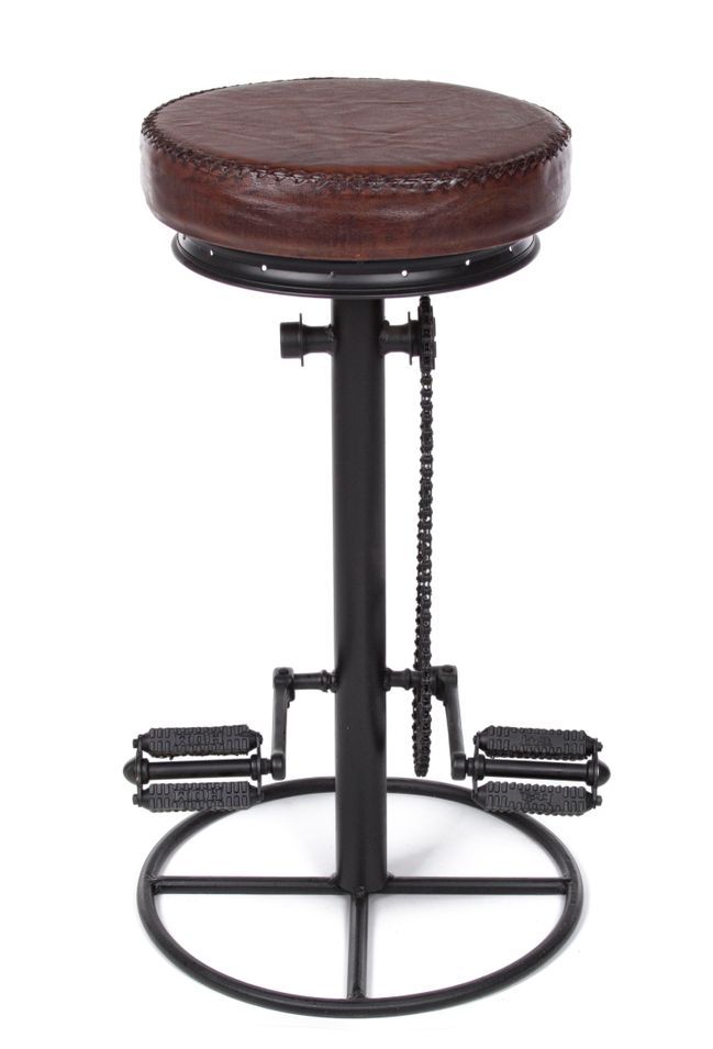 Tabouret industriel à pédale – Un caractère brut au style affirmé - Photo n°1