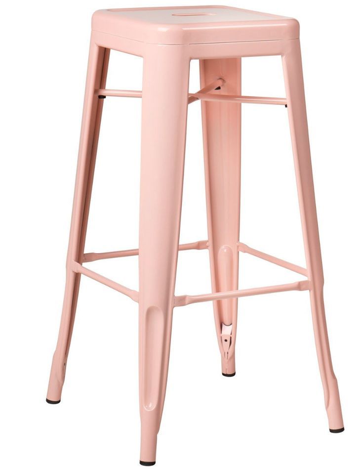 Tabouret industriel en acier brillant KONTOIR - Hauteur d'assise 65 cm - Photo n°1