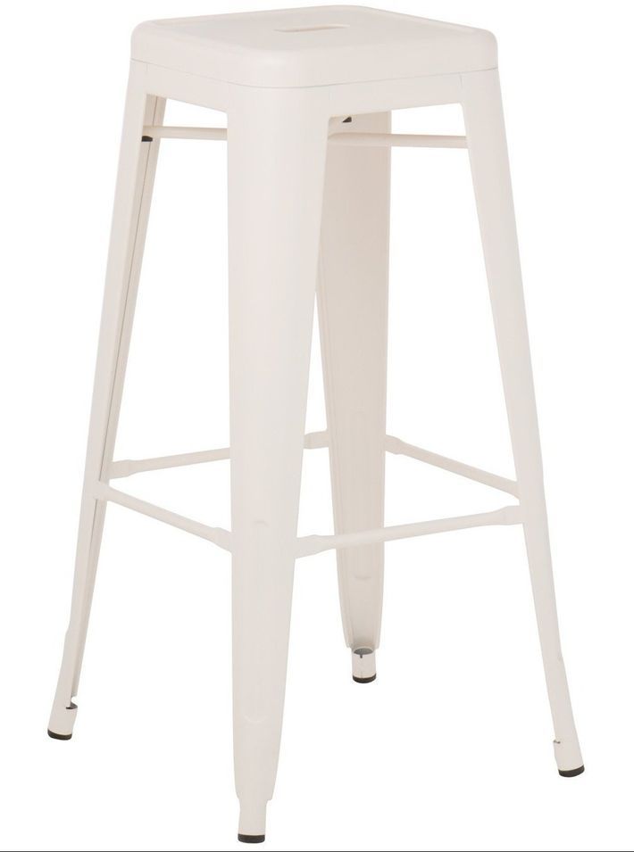 Tabouret industriel en acier brillant KONTOIR - Hauteur d'assise 76 cm - Photo n°1