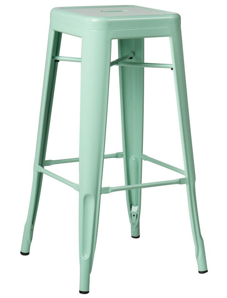 Tabouret industriel en acier brillant KONTOIR - Hauteur d'assise 76 cm - Photo n°1