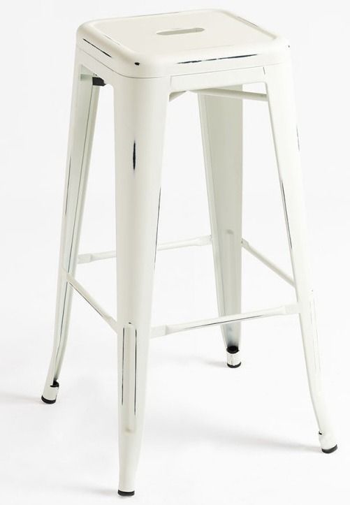 Tabouret industrielle acier vintage KONTOIR - Hauteur d'assise 76 cm - Photo n°1