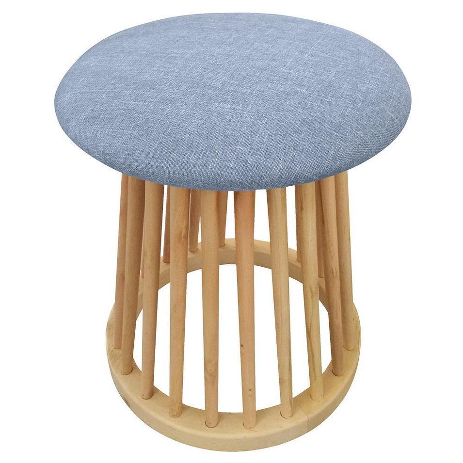 Tabouret style scandinave bleu Kudik - Photo n°1