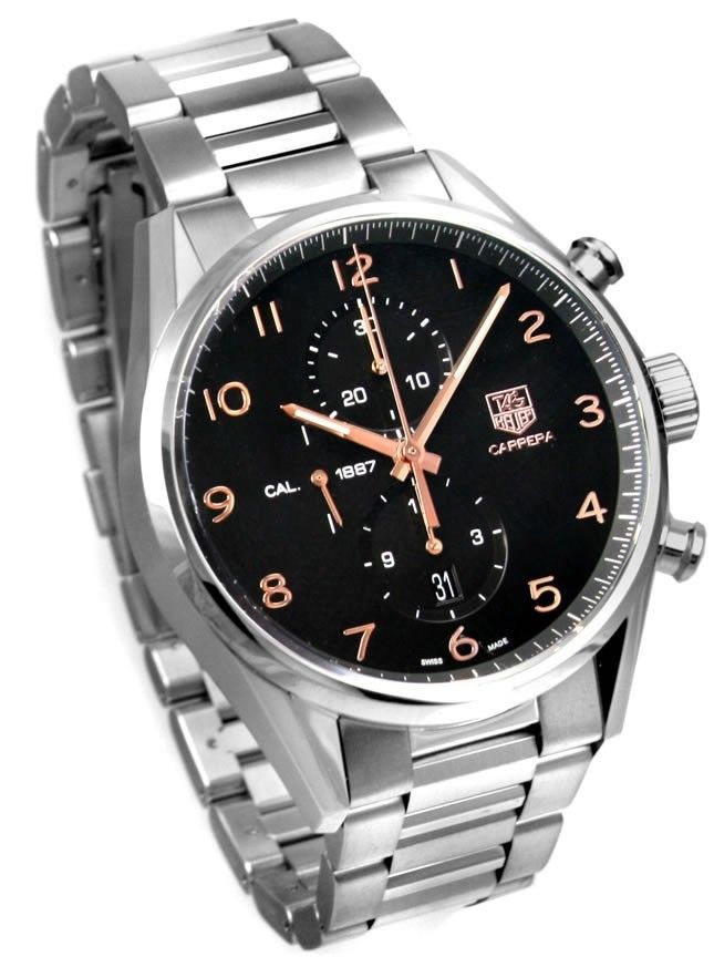 Tag Heuer Carrera Automatic Chrono Cal 1887 43 Mm TAG-CAR2014.BA0799 - Photo n°1