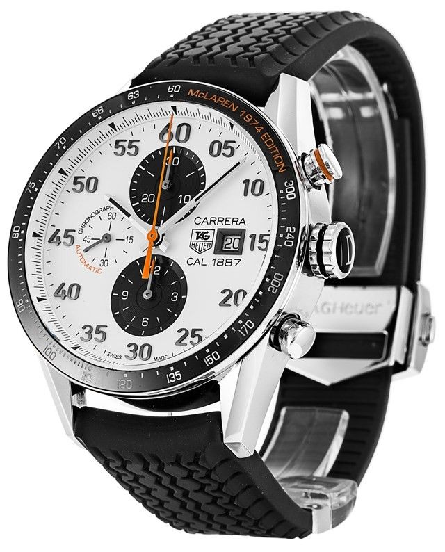 Tag Heuer Carrera Cal 1887 43 Mm Mclaren 49th Anniversary TAG-CAR2A12.FT6033 - Photo n°1