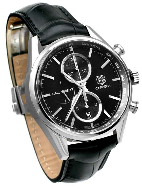 Tag Heuer Carrera Cal 1887 Automatic Chrono 41mm TAG-CAR2110.FC6266 - Photo n°1