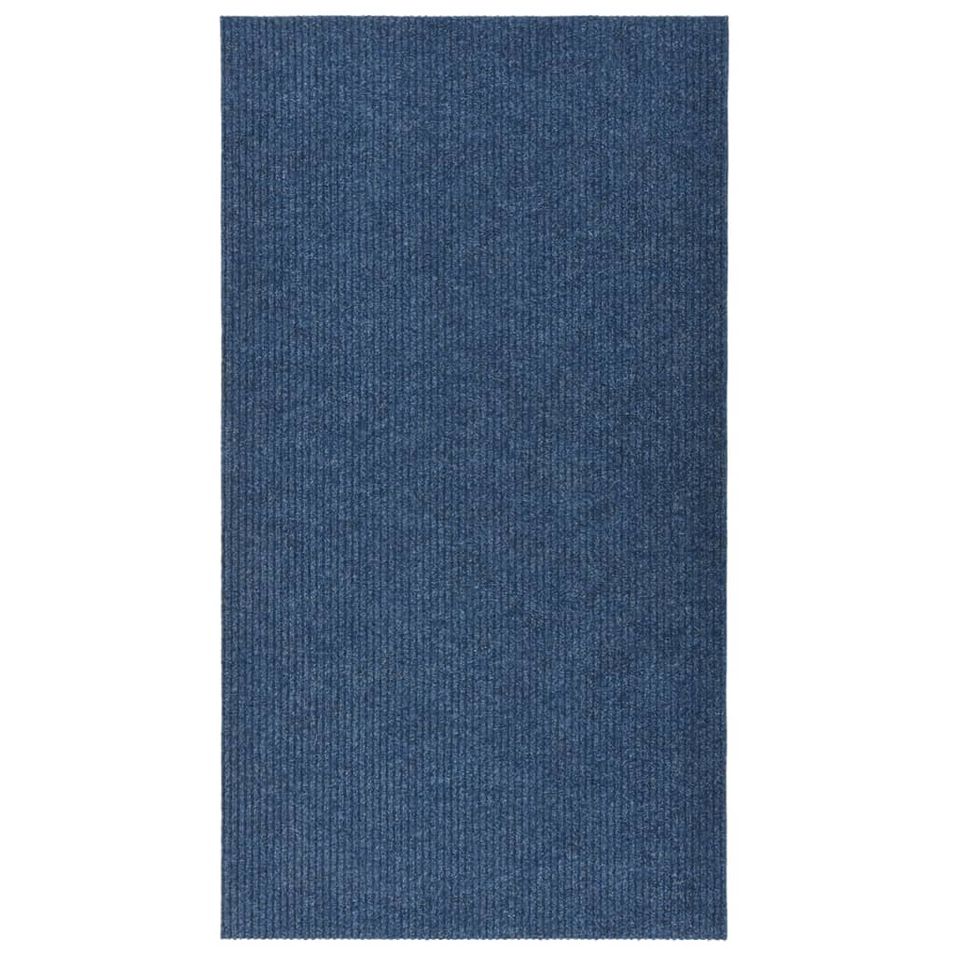 Tapis 100x200 cm Bleu - Photo n°1