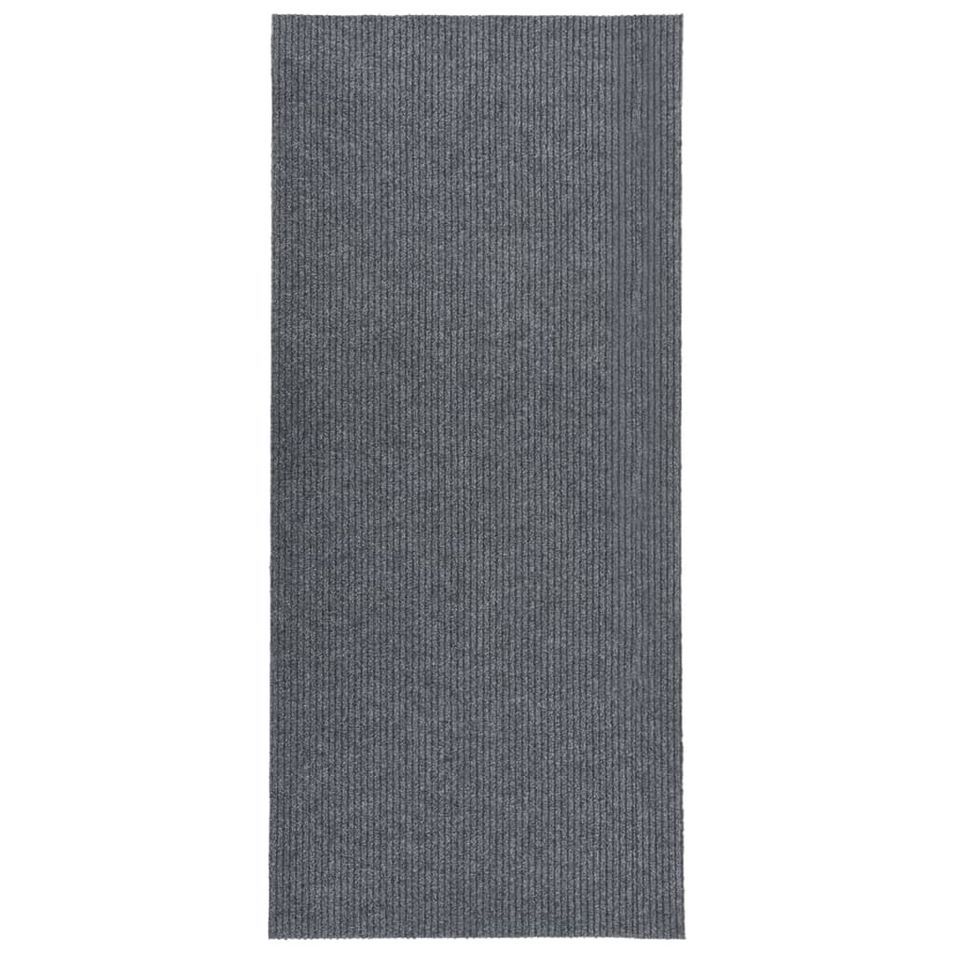 Tapis 100x250 cm Gris - Photo n°1
