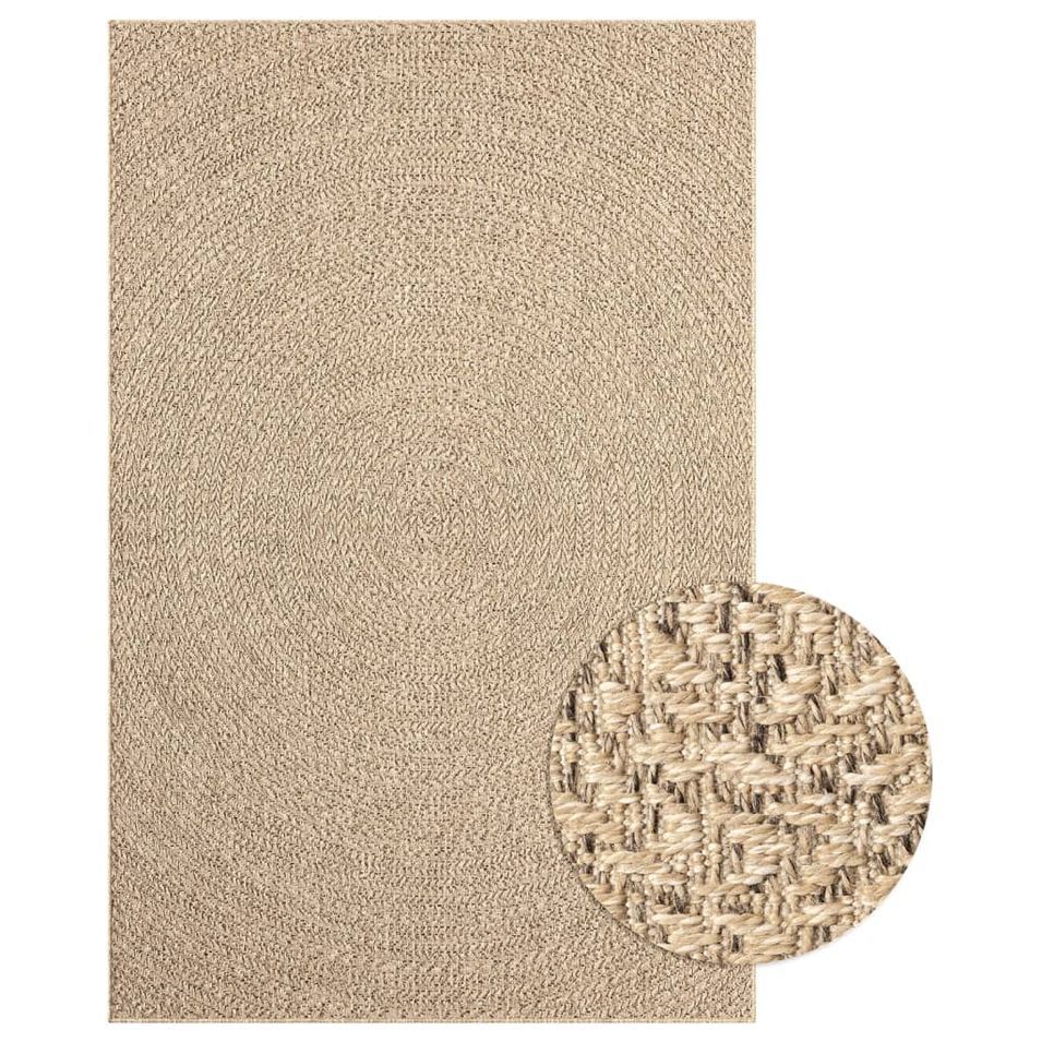 Tapis 200x290 cm aspect jute intérieur et extérieur - Photo n°1