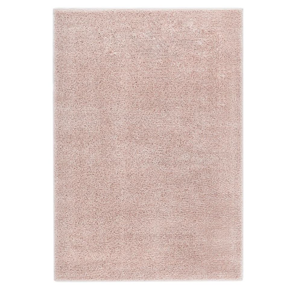 Tapis à poils longs 160 x 230 cm Vieux rose - Photo n°1