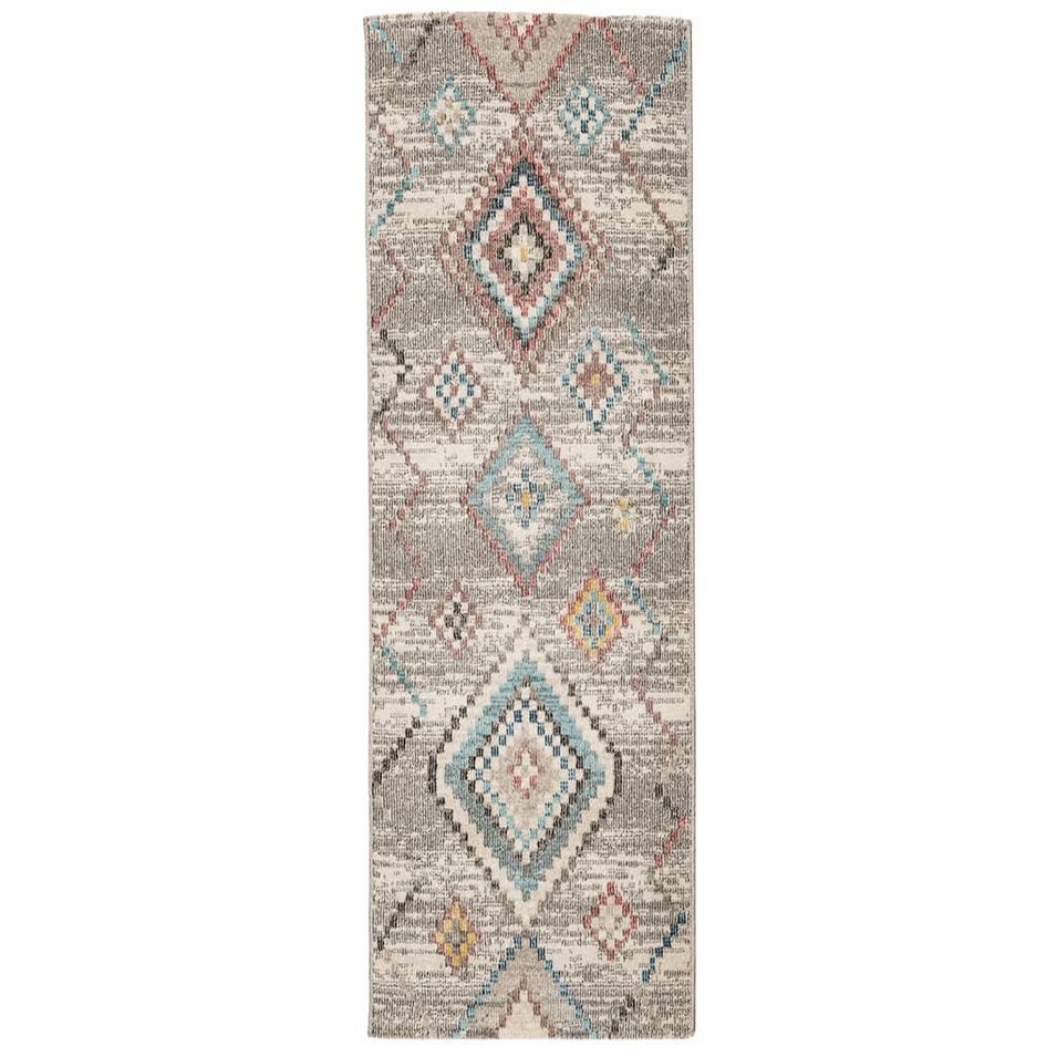 Tapis ARBIZU intérieur extérieur design vintage 80x250 cm - Photo n°1