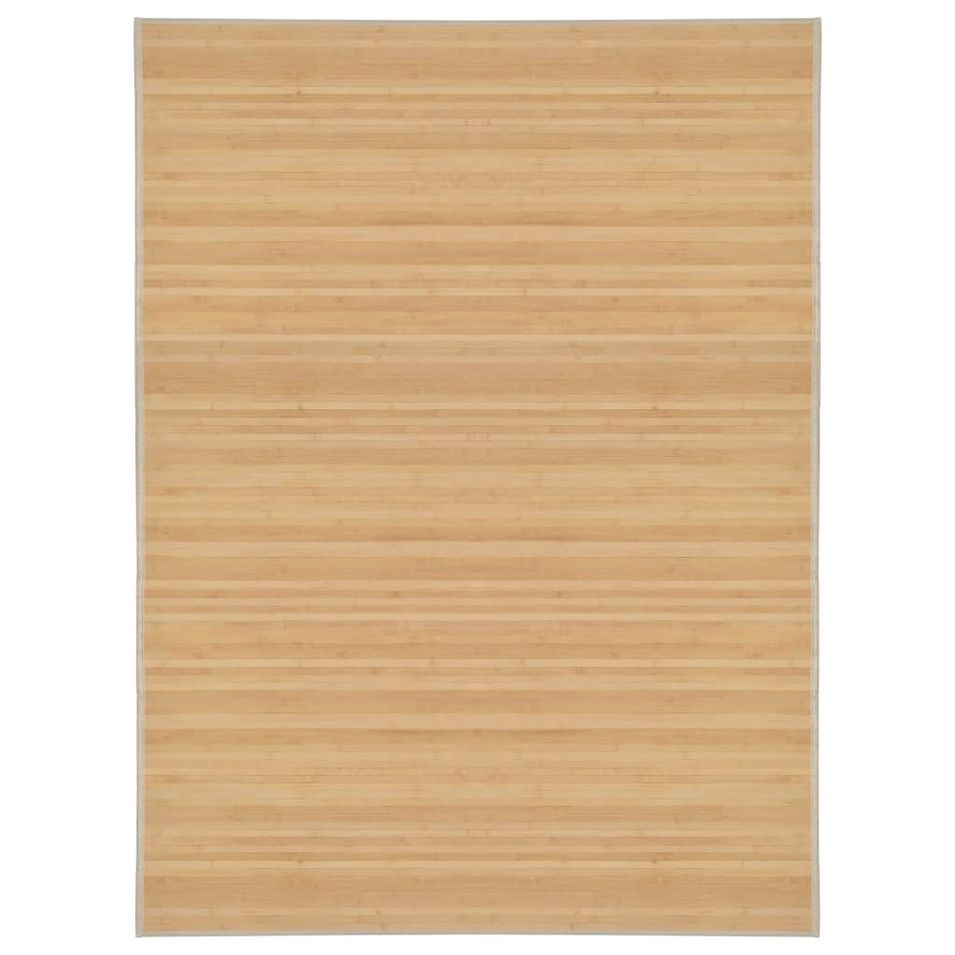 Tapis Bambou 150 x 200 cm Naturel - Photo n°1